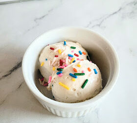 Birthday Cake Batter Ice-cream